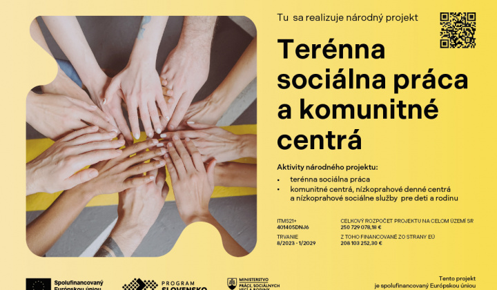 Terénna sociálna práca a komunitné centrá